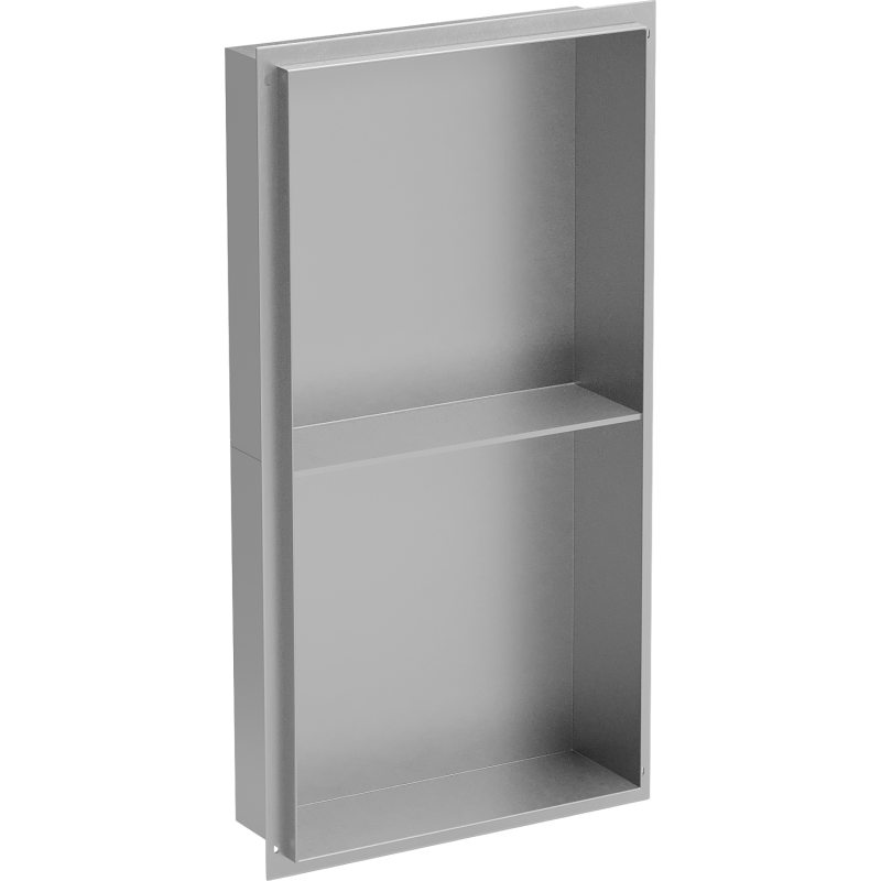 Mexen X-Wall-NR infälld hylla utan fläns med hylla 60 x 30 cm, inox - 1911603010S