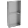 Mexen X-Wall-NR estante empotrado sin brida con balda 60 x 30 cm, inox - 1911603010S