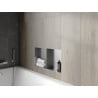 Mexen X-Wall-NR nismodule zonder flens met plank 60 x 30 cm, inox - 1911603010S