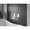 Mexen X-Wall-NR étagère encastrée sans rebord avec étagère 60 x 30 cm, blanc - 1921603010S