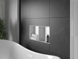Mexen X-Wall-NR Nischenregal ohne Blende mit Regal 60 x 30 cm, weiß - 1921603010S