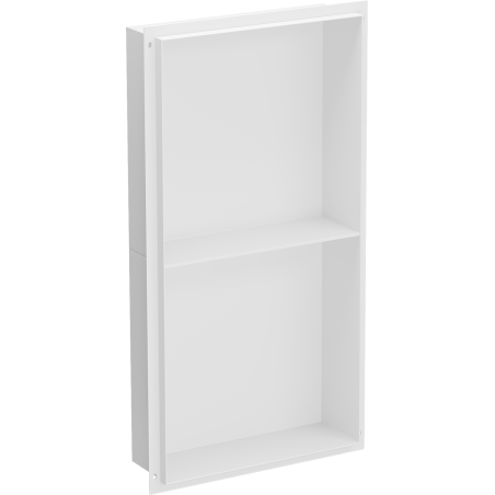 Mexen X-Wall-NR étagère encastrée sans rebord avec étagère 60 x 30 cm, blanc - 1921603010S
