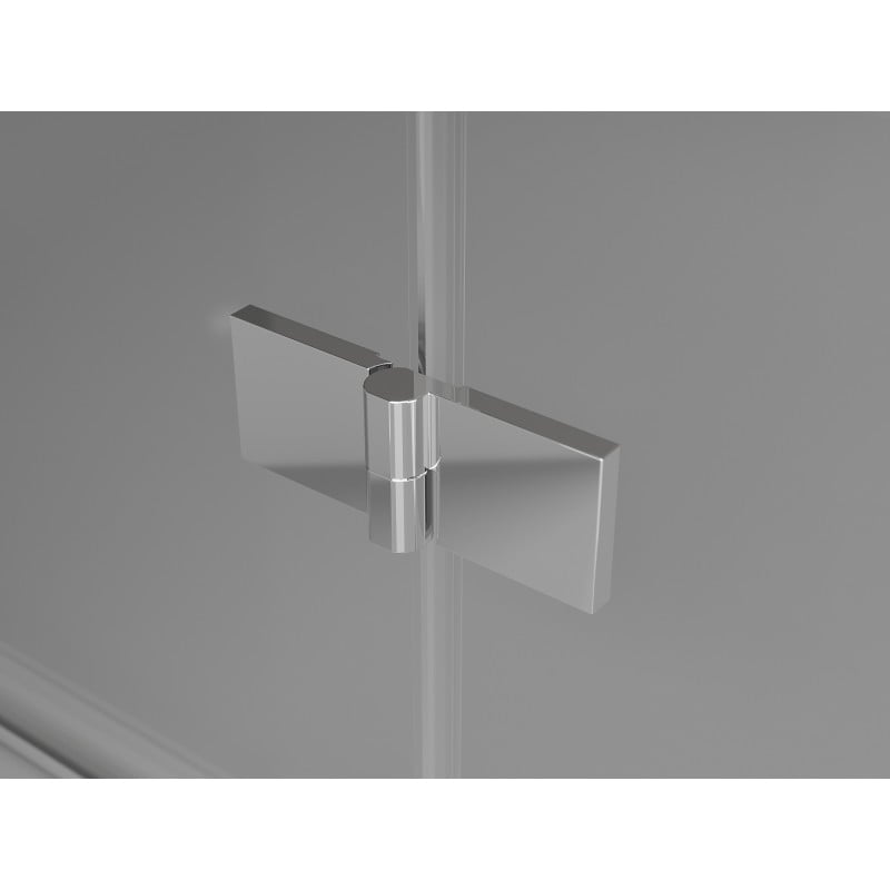 Mexen Mist-F kabina prysznicowa składana lewa 100 x 110 cm, transparent, chrom - 8A6T-100-110-01-00-L