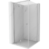 Mexen Mist-F left folding shower enclosure 110 x 110 cm, transparent, chrome - 8A6T-110-110-01-00-L