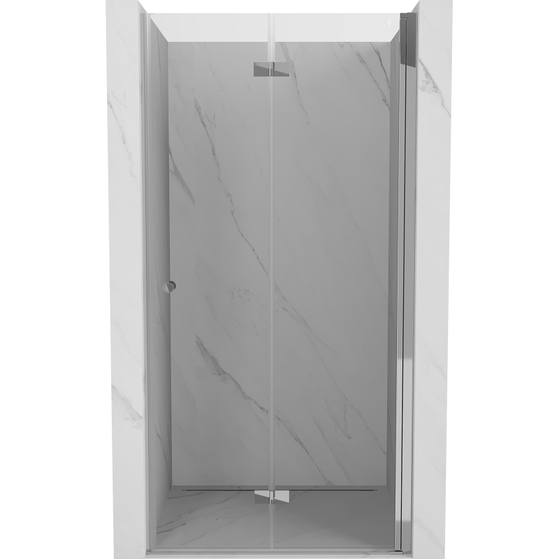 Mexen Mist-F shower doors folding right 120 cm, transparent, chrome - 8A6-120-000-01-00-P