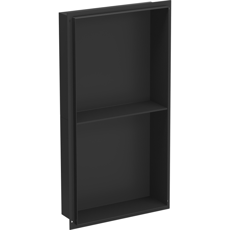 Mexen X-Wall-NR nischhylla utan fläns med hylla 60 x 30 cm, svart - 1971603010S