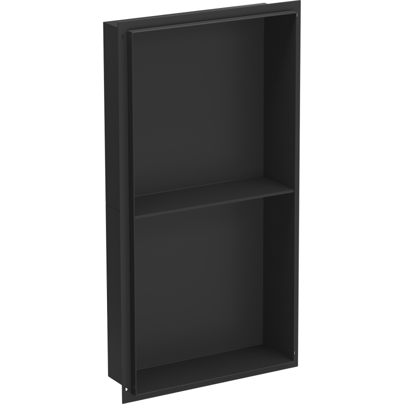 Mexen X-Wall-NR prateleira embutida sem flange com prateleira 60 x 30 cm, preta - 1971603010S