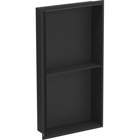 Mexen X-Wall-NR étagère encastrée sans bride avec étagère 60 x 30 cm, noir - 1971603010S