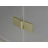Mexen Mist-F porte de douche pliante droite 90 cm, transparent, or brossé - 8A6-090-000-55-00-P