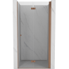 Mexen Mist-F folding shower door right 70 cm, transparent, brushed copper - 8A6-070-000-65-00-P