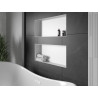 Mexen X-Wall-NR estante empotrado sin reborde 75 x 30 cm, blanco - 1921753010