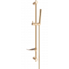 Mexen DF70 sliding shower set, pink gold - 785704582-60