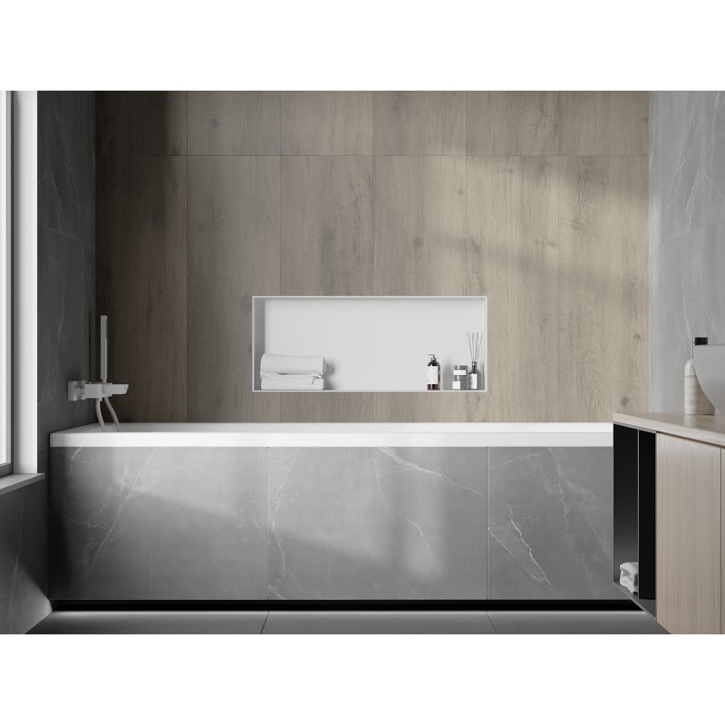 Mexen X-Wall-NR Nischenregal ohne Flansch 75 x 30 cm, weiß - 1921753010