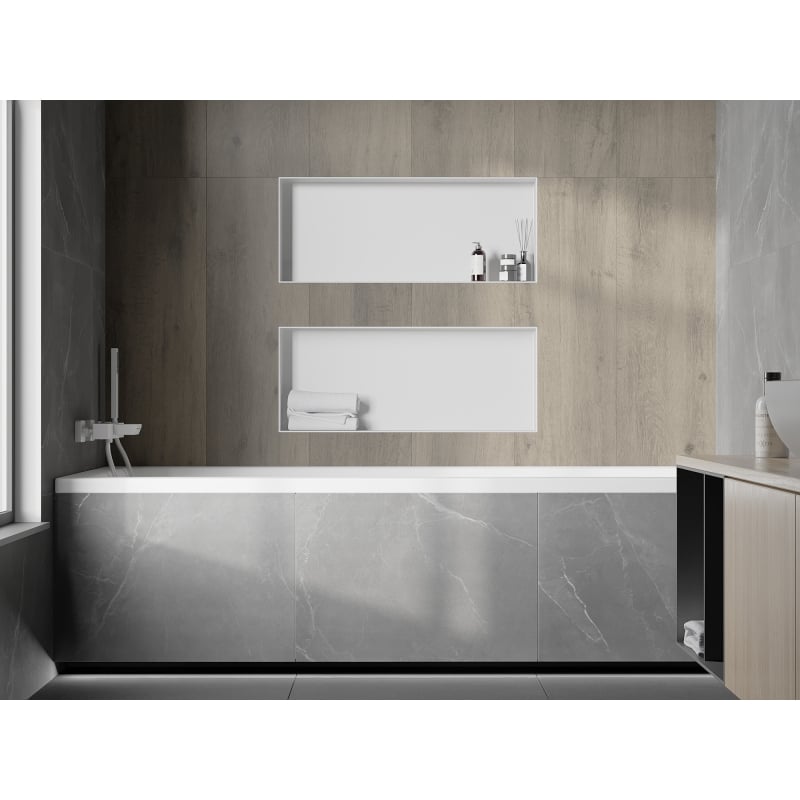 Mexen X-Wall-NR recessed shelf without flange 75 x 30 cm, white - 1921753010