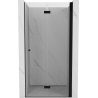Mexen Mist-F inklapbare douchedeur rechts 105 cm, transparant, zwart - 8A6-105-000-70-00-P
