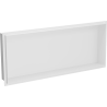 Mexen X-Wall-NR półka wnękowa bez kołnierza 75 x 30 cm, biała - 1921753010