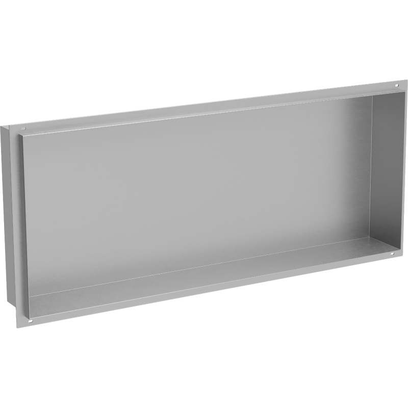 Mexen X-Wall-NR Nischenregal ohne Verkleidung 75 x 30 cm, Inox - 1911753010