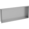 Mexen X-Wall-NR inbyggd hylla utan fläns 75 x 30 cm, inox - 1911753010