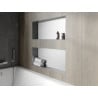 Mexen X-Wall-NR niširiiul ilma ääriseta 75 x 30 cm, inox - 1911753010