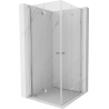 Mexen Mist-F Duo cabine de douche pliante 85 x 85 cm, transparent, chrome - 8A6-085L-085P-01-00