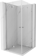 Mexen Mist-F Duo folding shower cabin 85 x 85 cm, transparent, chrome - 8A6-085L-085P-01-00