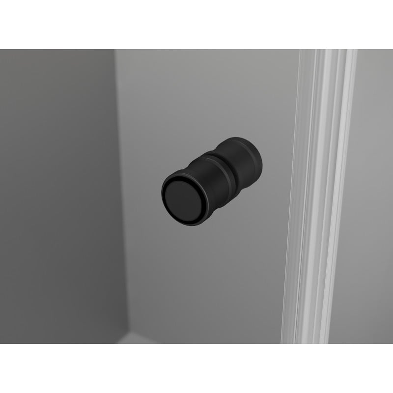 Mexen Mist-F 100 cm Folding Shower Doors Right, Black Grid, Black - 8A6-100-000-70-77-P