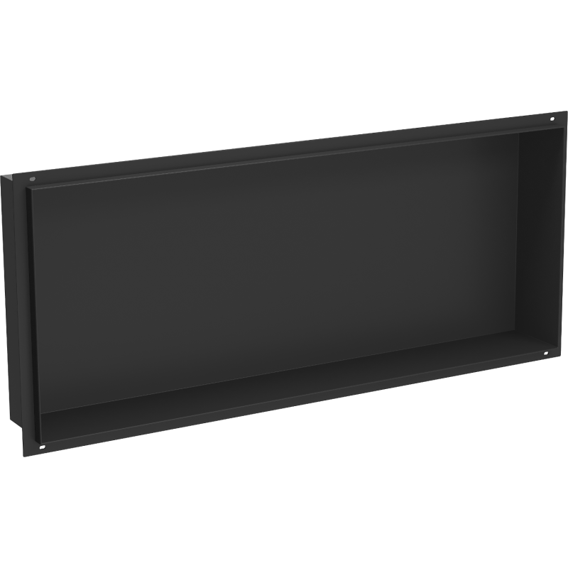 Mexen X-Wall-NR étagère encastrée sans collerette 75 x 30 cm, noire - 1971753010