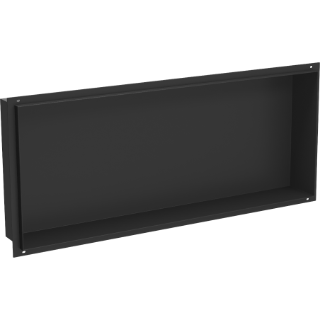 Mexen X-Wall-NR półka wnękowa bez kołnierza 75 x 30 cm, czarna - 1971753010