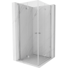 Mexen Mist-F Duo sklopiva tuš kabina 95 x 95 cm, prozirna, krom - 8A6-095L-095P-01-00