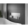 Mexen X-Wall-NR inbouwplank zonder flens 90 x 30 cm, inox - 1911903010