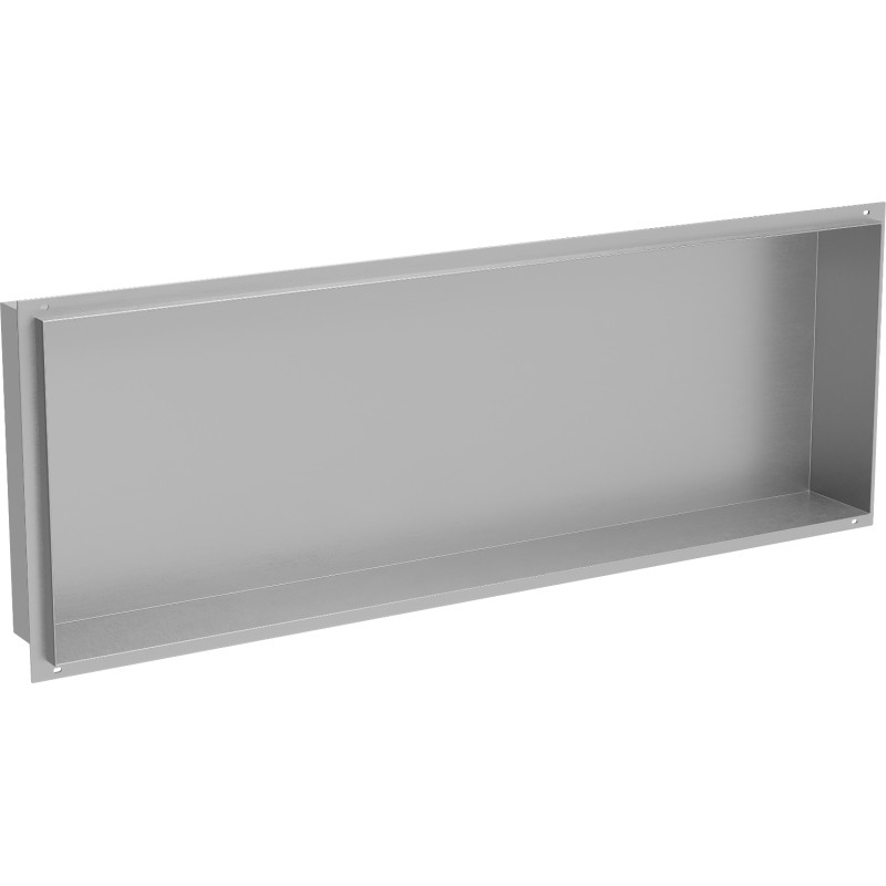 Mexen X-Wall-NR Nischenregal ohne Blende 90 x 30 cm, Inox - 1911903010