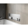 Mexen X-Wall-NR inbouwplank zonder flens 90 x 30 cm, inox - 1911903010