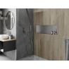 Mexen X-Wall-NR estante de pared sin reborde 90 x 30 cm, inox - 1911903010