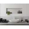 Mexen X-Wall-NR recessed shelf without flange 90 x 30 cm, white - 1921903010