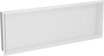 Mexen X-Wall-NR inbouwplank zonder flens 90 x 30 cm, wit - 1921903010