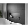 Mexen X-Wall-NR nis nis zonder flens 90 x 30 cm, zwart - 1971903010