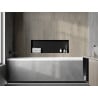 Mexen X-Wall-NR Nischenregal ohne Flansch 90 x 30 cm, schwarz - 1971903010