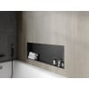 Mexen X-Wall-NR Nischenregal ohne Flansch 90 x 30 cm, schwarz - 1971903010