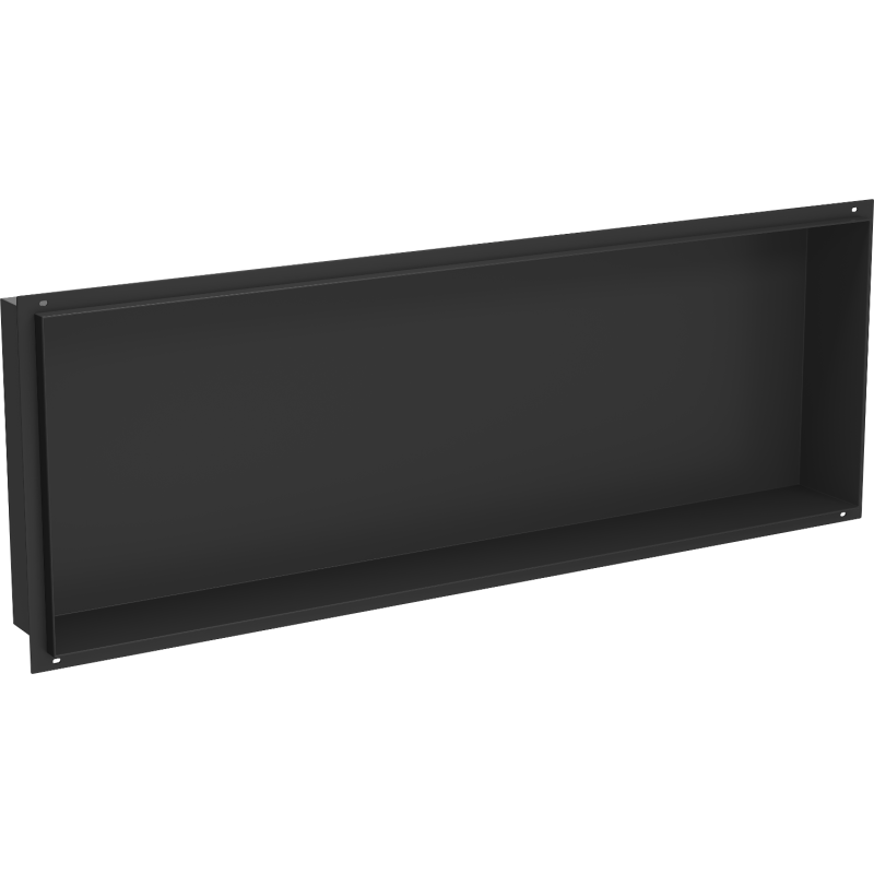 Mexen X-Wall-NR Nischenregal ohne Flansch 90 x 30 cm, schwarz - 1971903010