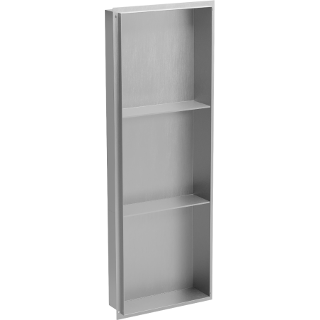 Mexen X-Wall-NR Nischenablage ohne Flansch mit Ablage 90 x 30 cm, Edelstahl - 1911903010S