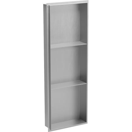 Mexen X-Wall-NR sisseehitatud riiul ilma ääreta, riiuliga 90 x 30 cm, inox - 1911903010S