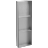 Mexen X-Wall-NR nisplank zonder flens met plank 90 x 30 cm, inox - 1911903010S