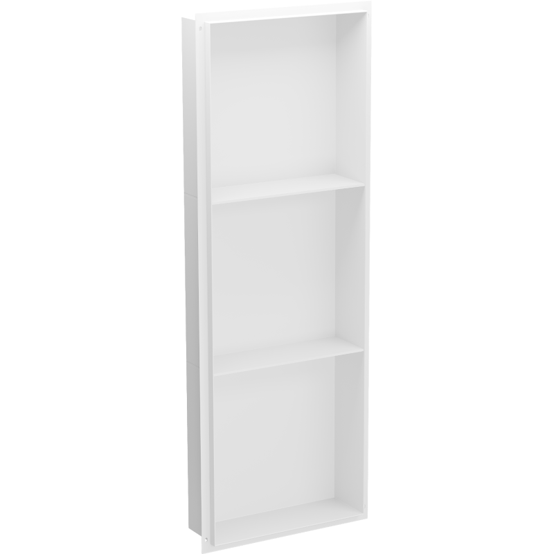 Mexen X-Wall-NR estante empotrado sin brida con estante 90 x 30 cm, blanco - 1921903010S