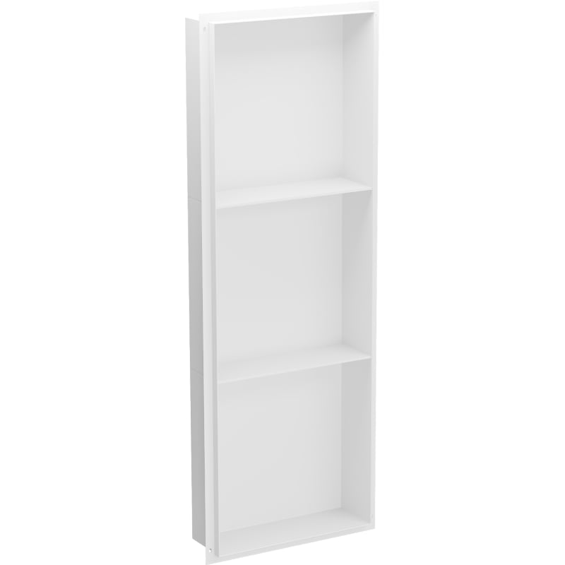 Mexen X-Wall-NR Nischenregal ohne Abdeckung mit Regal 90 x 30 cm, weiß - 1921903010S