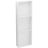 Mexen X-Wall-NR inbouwplank zonder flens met plank 90 x 30 cm, wit - 1921903010S
