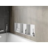 Mexen X-Wall-NR estante empotrado sin brida con estante 90 x 30 cm, blanco - 1921903010S