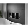 Mexen X-Wall-NR étagère encastrée sans rebord avec tablette 90 x 30 cm, noire - 1971903010S