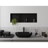Mexen X-Wall-NR étagère encastrée sans rebord avec tablette 90 x 30 cm, noire - 1971903010S