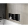Mexen X-Wall-NR Nischenregal ohne Rand mit Regal 90 x 30 cm, schwarz - 1971903010S