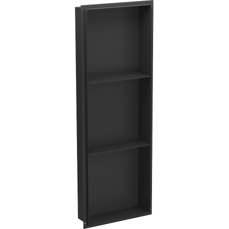 Mexen X-Wall-NR étagère encastrée sans rebord avec tablette 90 x 30 cm, noire - 1971903010S